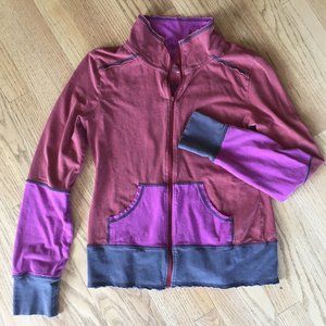 Prana Color block Zip-up Hoodie